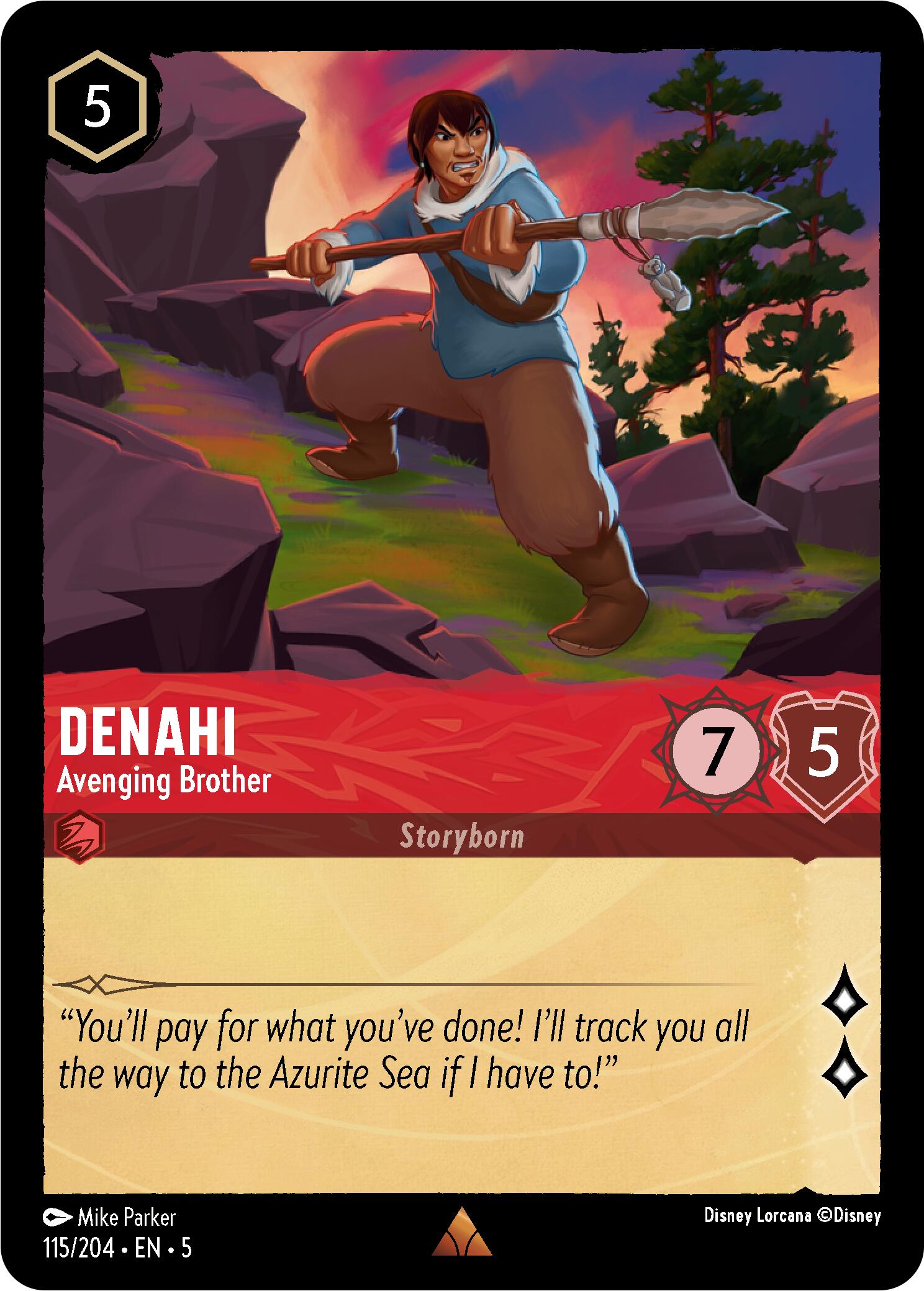 Disney Lorcana: Denahi - Avenging Brother card image