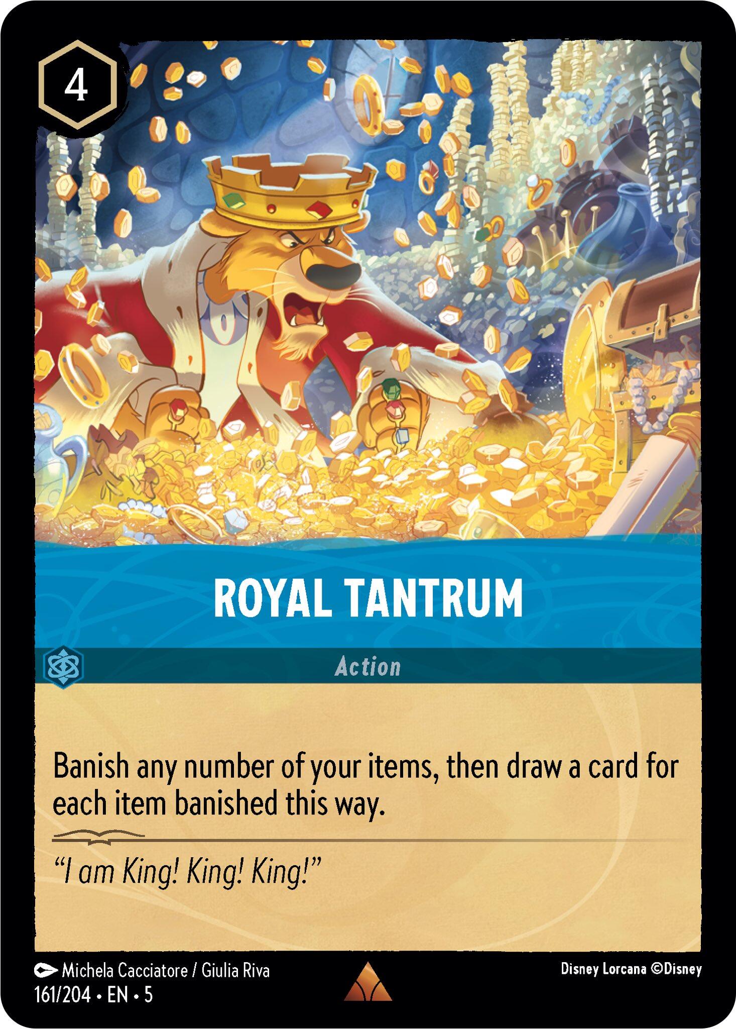 Disney Lorcana: Royal Tantrum card image