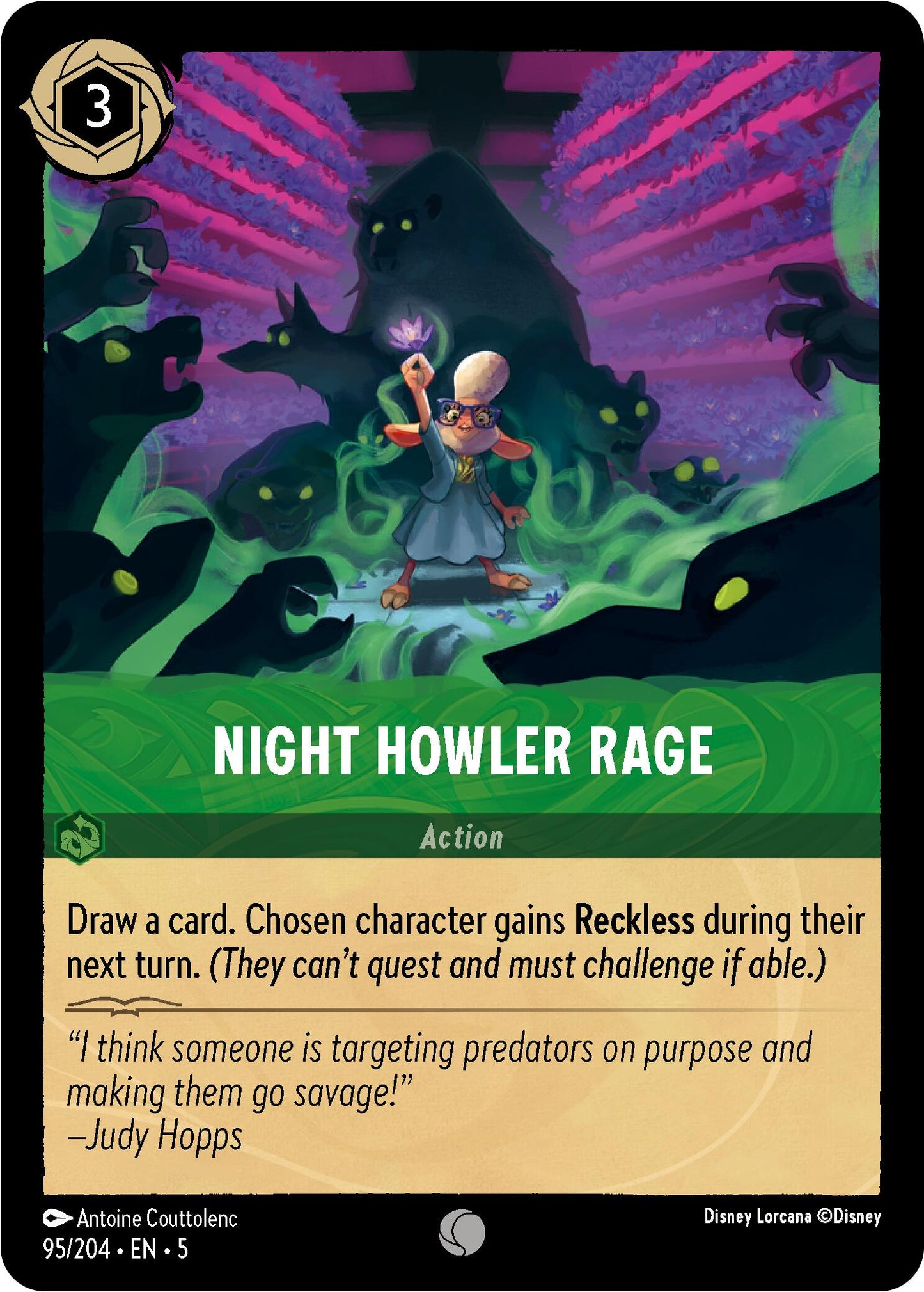 Disney Lorcana: Night Howler Rage card image