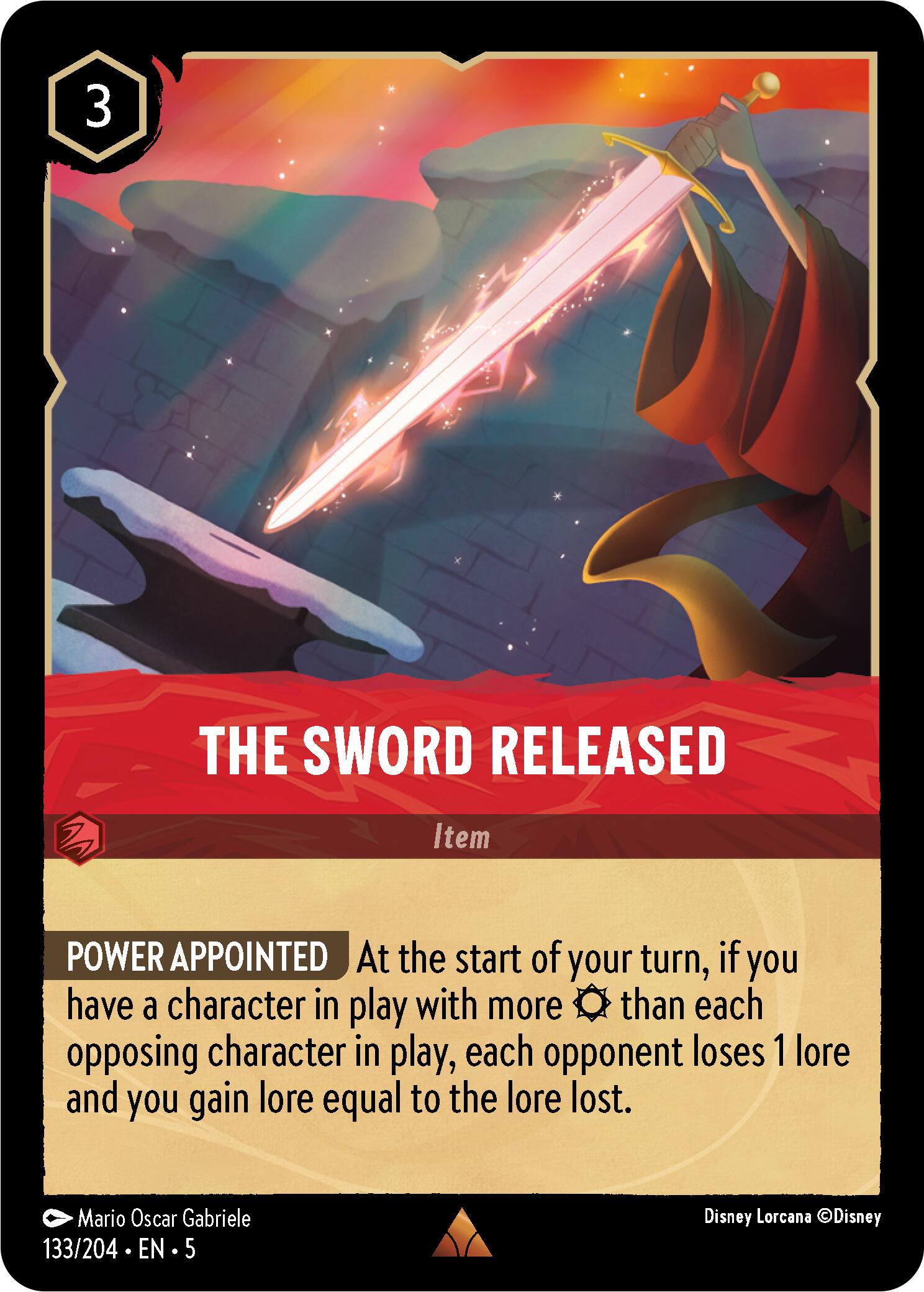 Disney Lorcana: The Sword Released card image