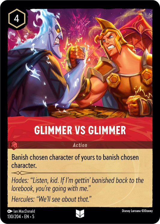 Disney Lorcana: Glimmer vs Glimmer card image