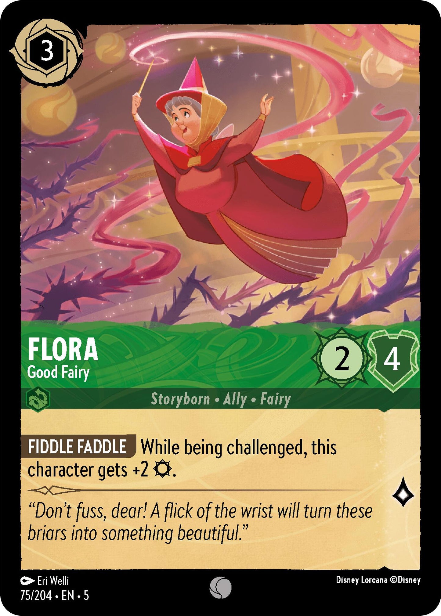 Disney Lorcana: Flora - Good Fairy card image