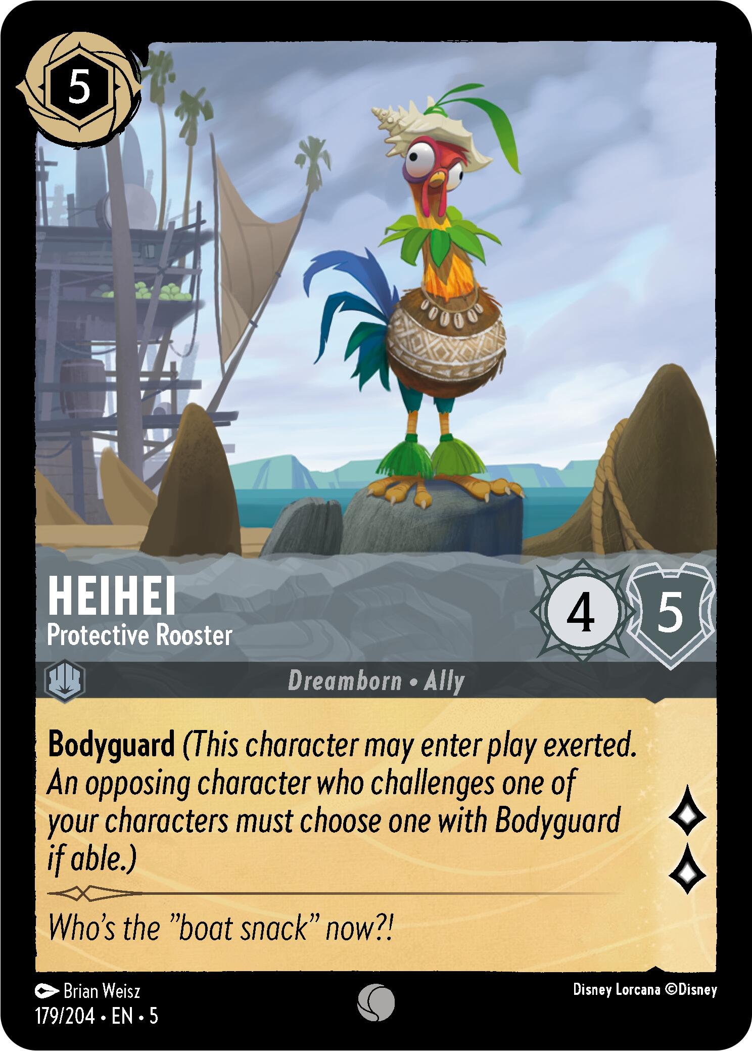 Disney Lorcana: HeiHei - Protective Rooster card image