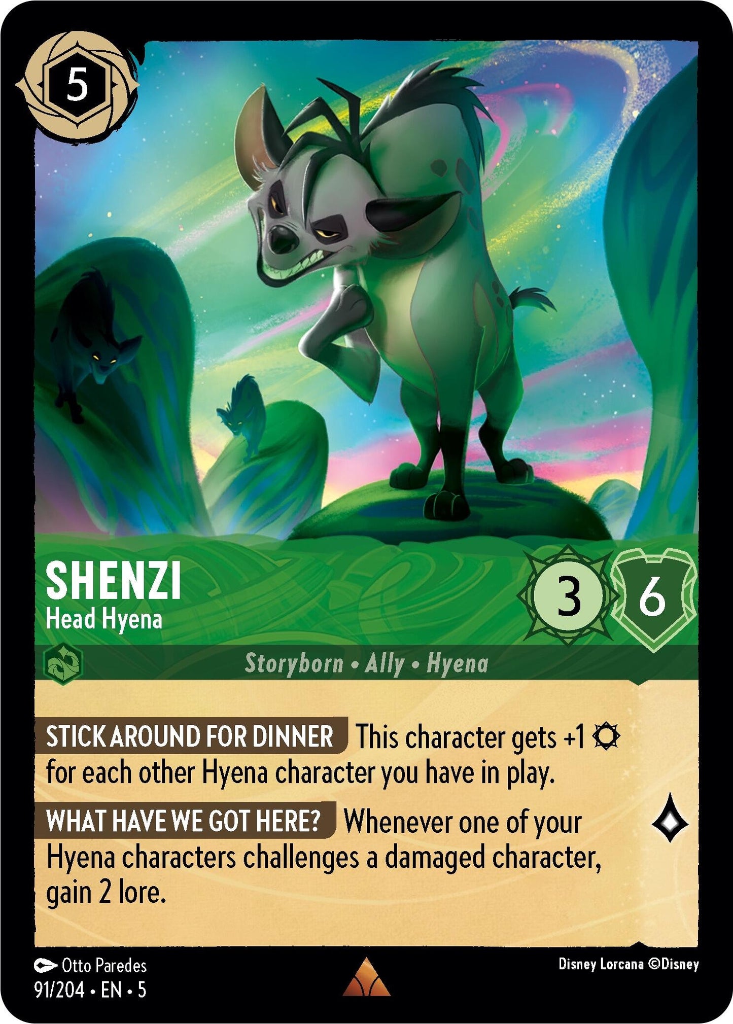 Disney Lorcana: Shenzi - Head Hyena card image