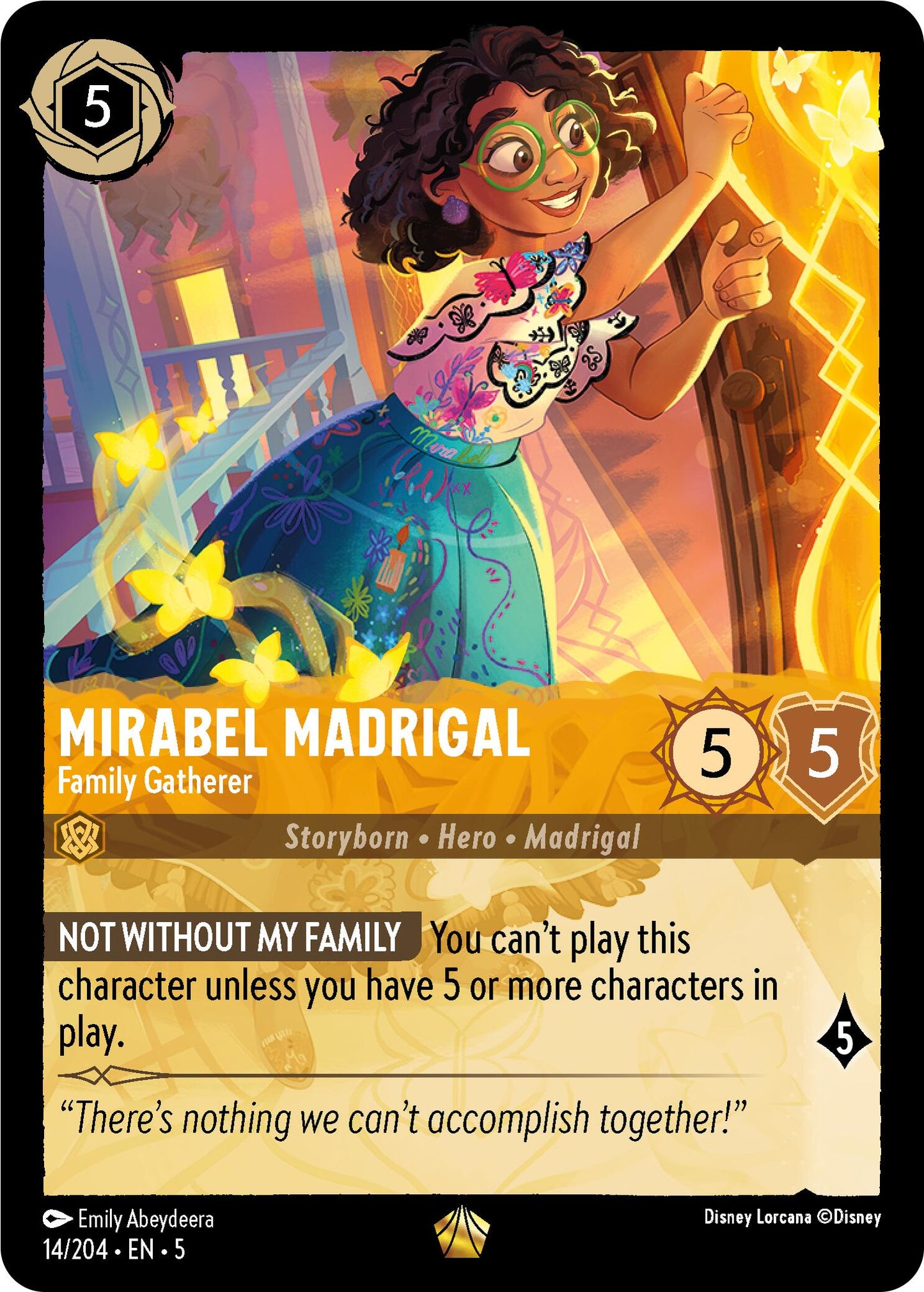 Disney Lorcana: Mirabel Madrigal - Family Gatherer card image