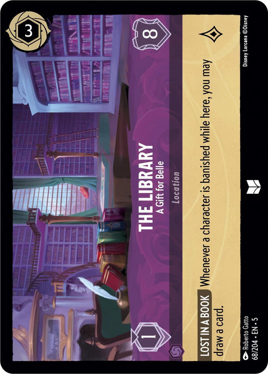 Disney Lorcana: The Library - A Gift for Belle card image