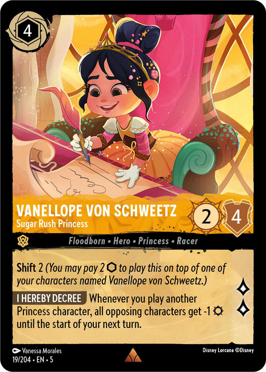 Disney Lorcana: Vanellope von Schweetz - Sugar Rush Princess card image