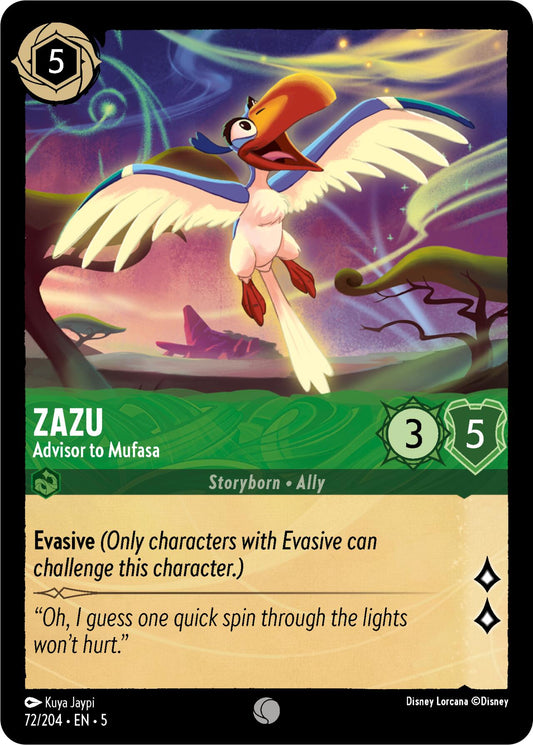 Disney Lorcana: Zazu - Advisor to Mufasa card image