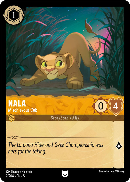 Disney Lorcana: Nala - Mischievous Cub card image