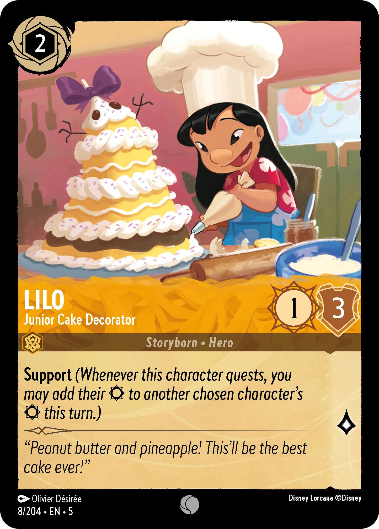 Disney Lorcana: Lilo - Junior Cake Decorator card image