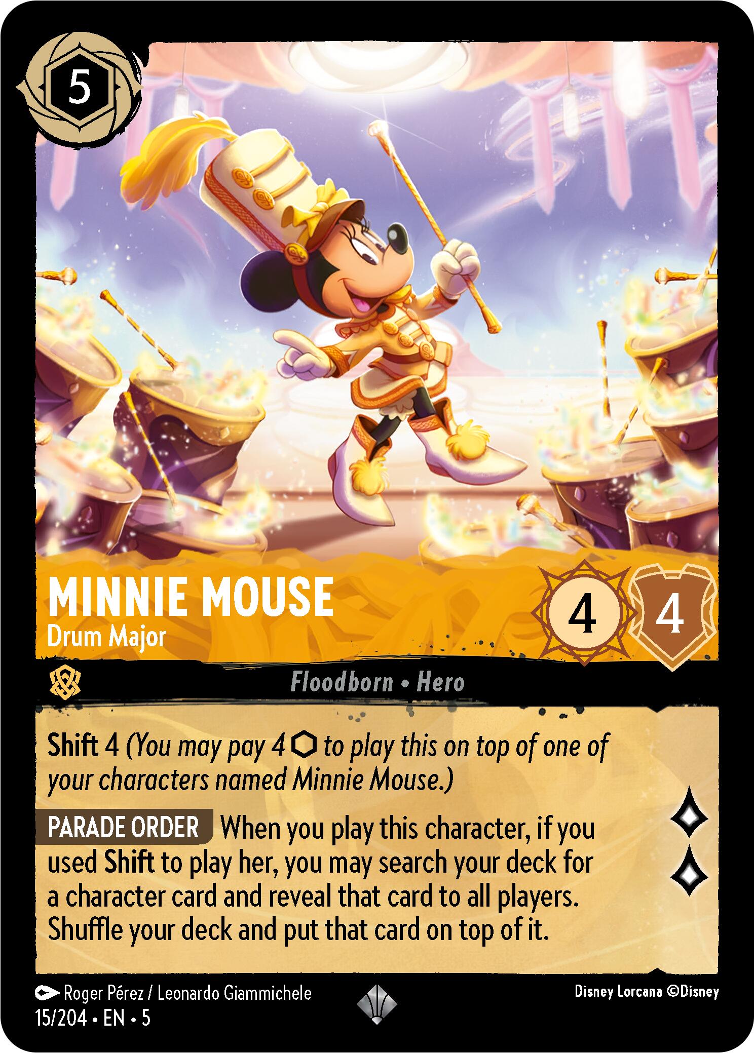 Disney Lorcana: Minnie Mouse - Drum Major card image