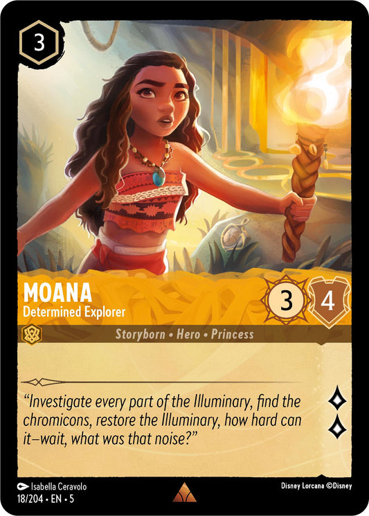 Disney Lorcana: Moana - Determined Explorer card image