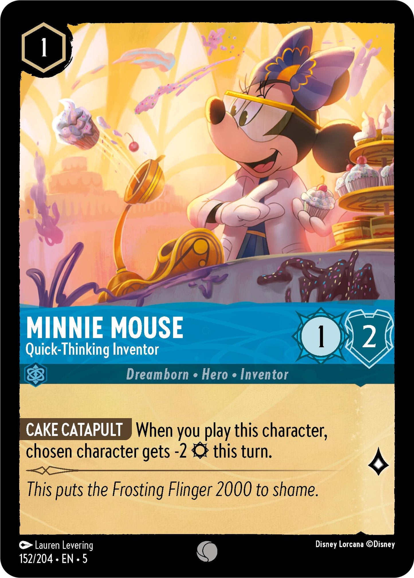 Disney Lorcana: Minnie Mouse - Quick-Thinking Inventor card image