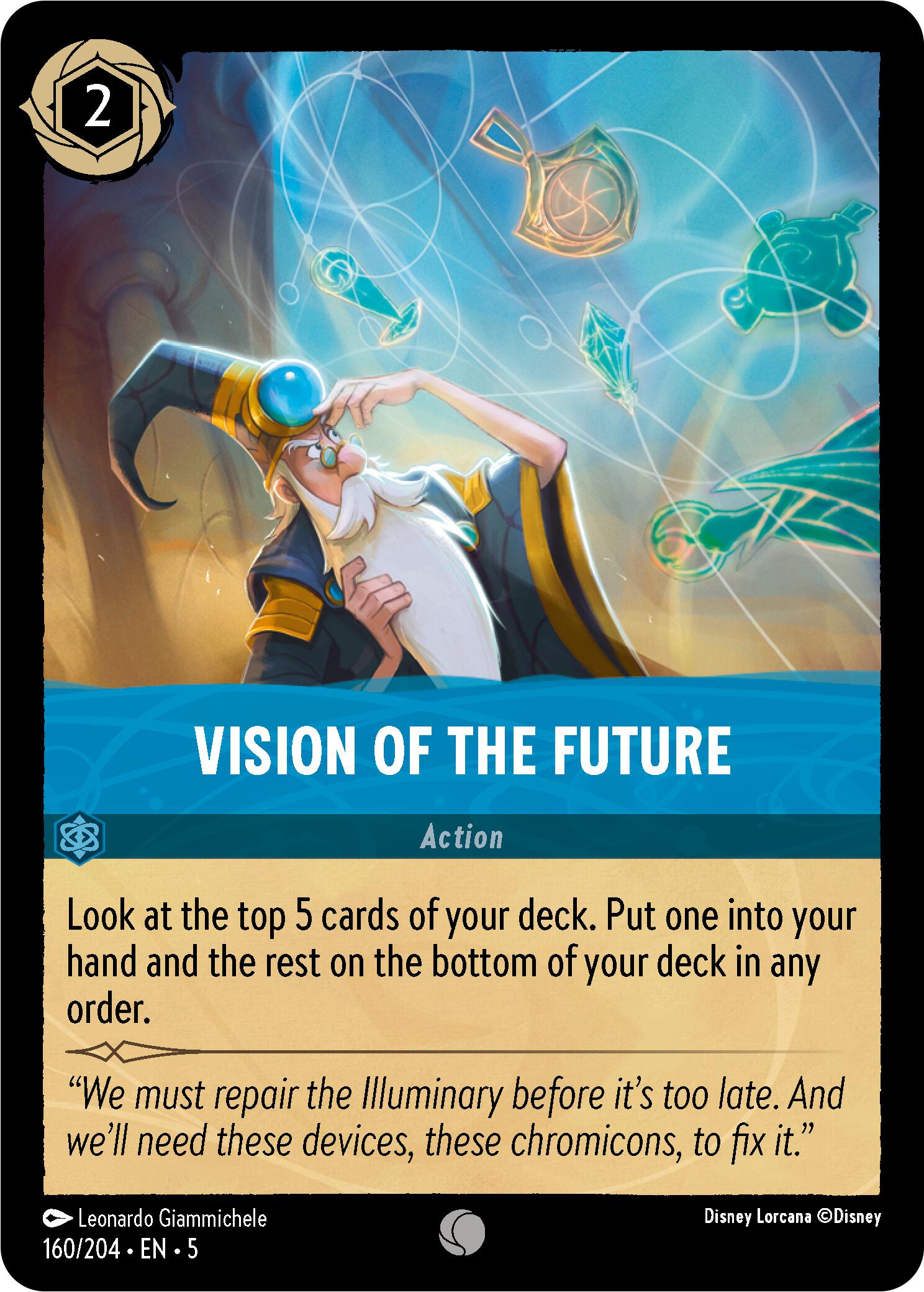 Disney Lorcana: Vision of the Future card image