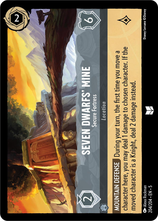 Disney Lorcana: Seven Dwarfs' Mine - Secure Fortress card image