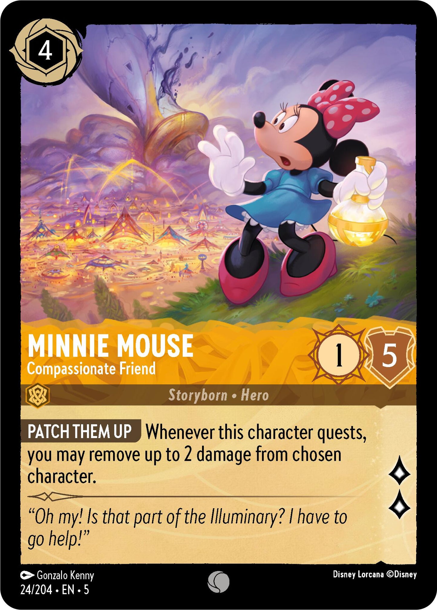 Disney Lorcana: Minnie Mouse - Compassionate Friend card image