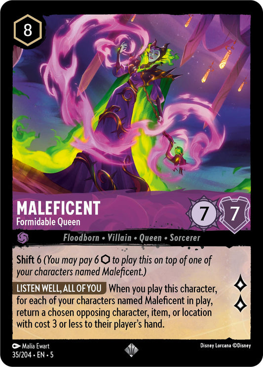 Disney Lorcana: Maleficent - Formidable Queen card image