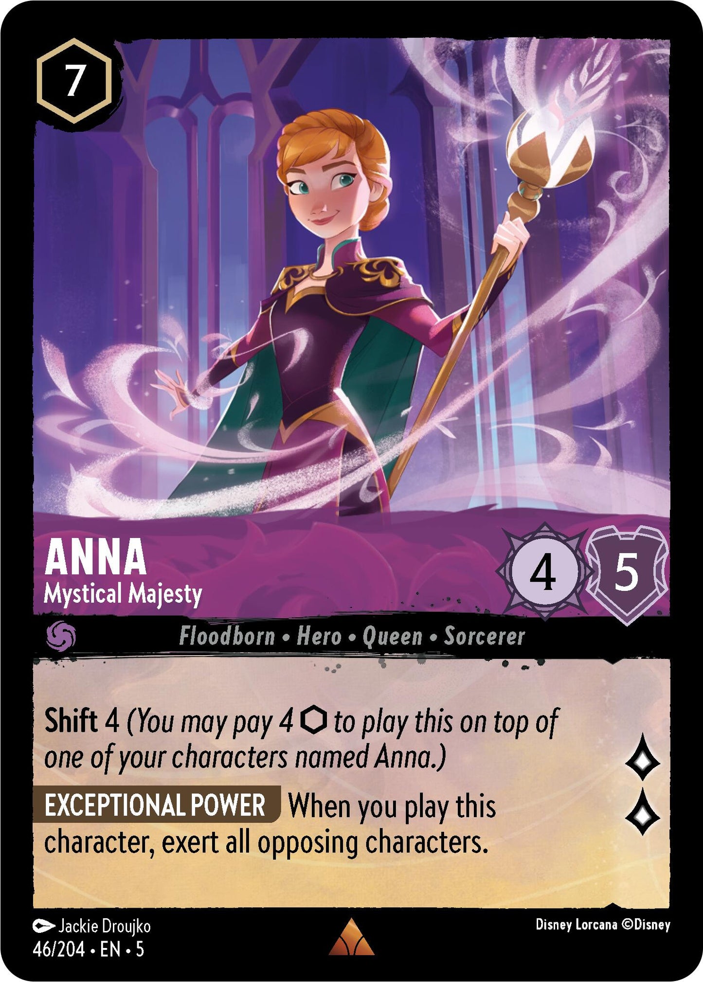 Disney Lorcana: Anna - Mystical Majesty card image