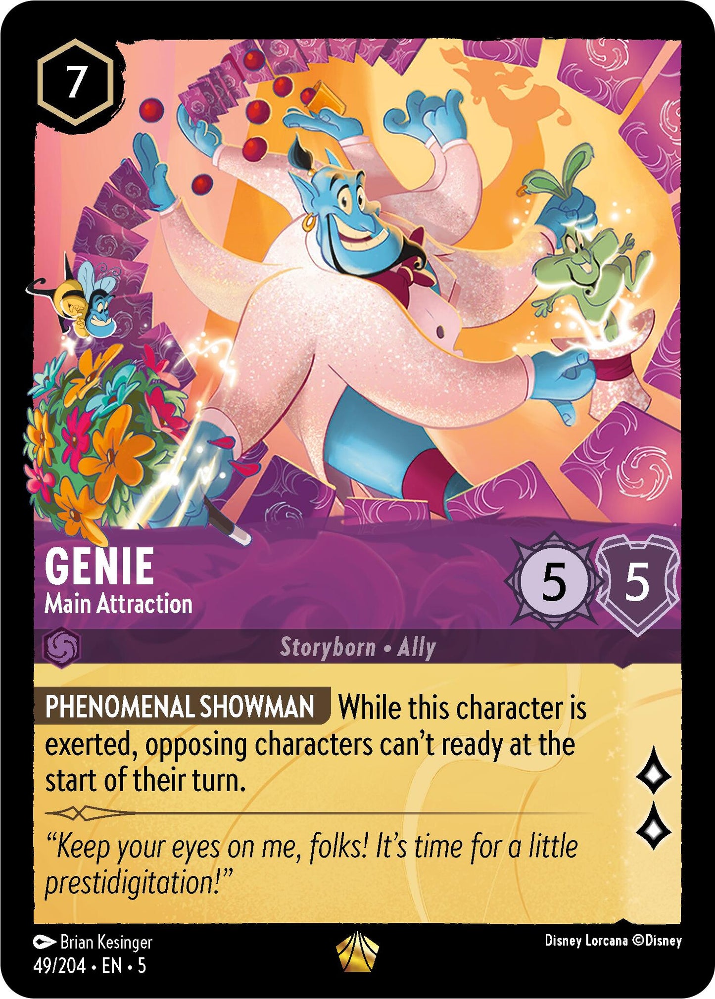 Disney Lorcana: Genie - Main Attraction card image