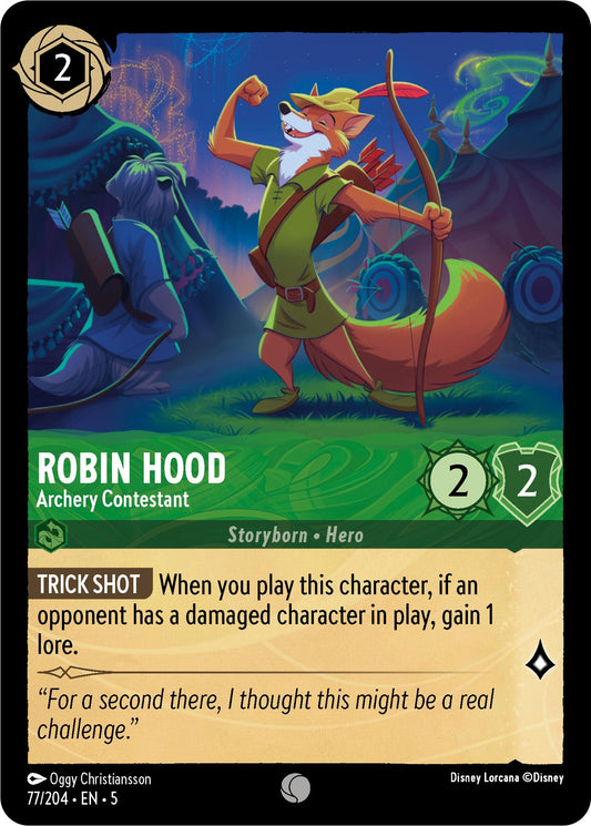 Disney Lorcana: Robin Hood - Archery Contestant card image