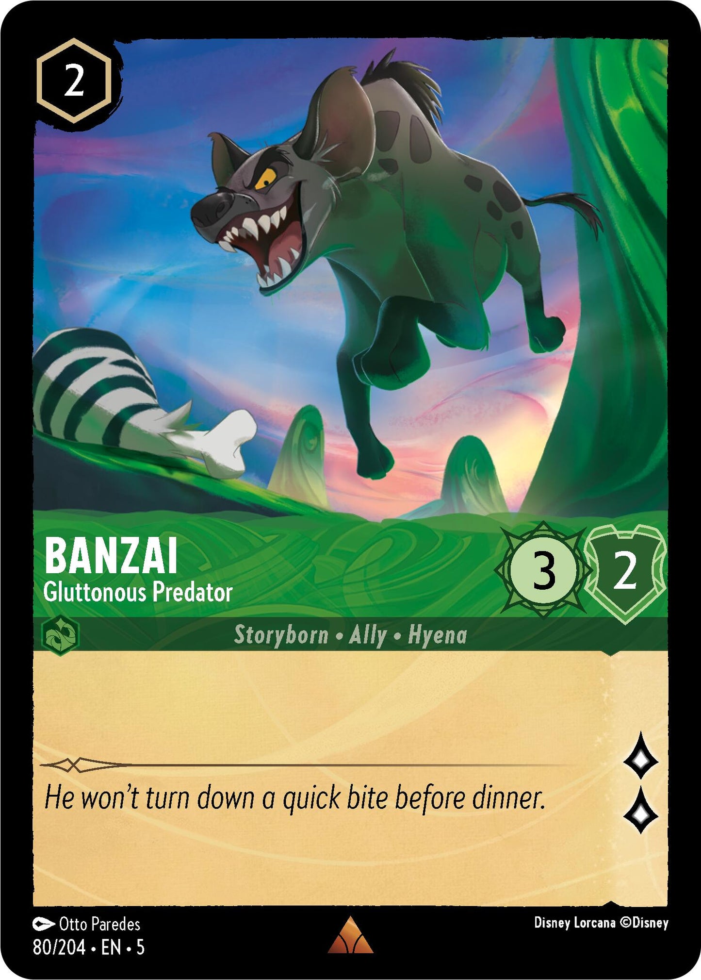 Disney Lorcana: Banzai - Gluttonous Predator card image