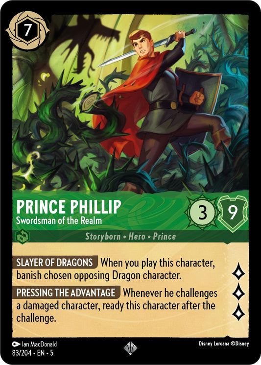 Disney Lorcana: Prince Phillip - Swordsman of the Realm card image