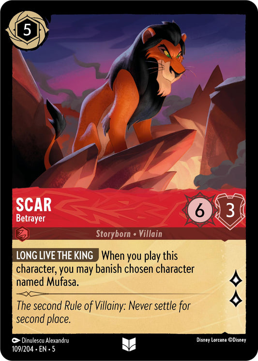 Disney Lorcana: Scar - Betrayer card image