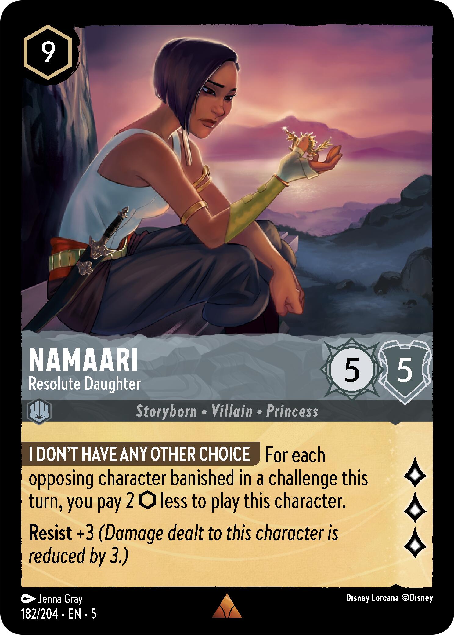 Disney Lorcana: Namaari - Resolute Daughter card image