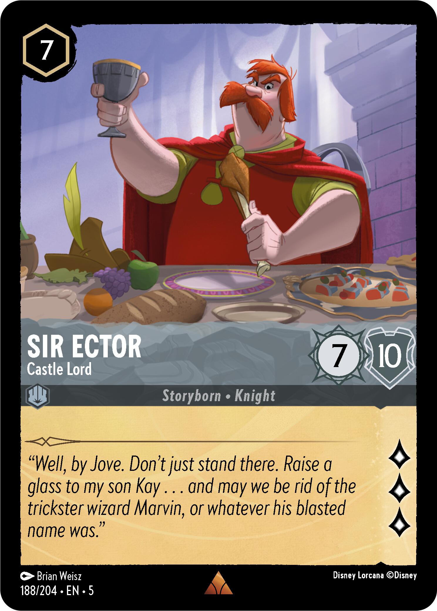 Disney Lorcana: Sir Ector - Castle Lord card image