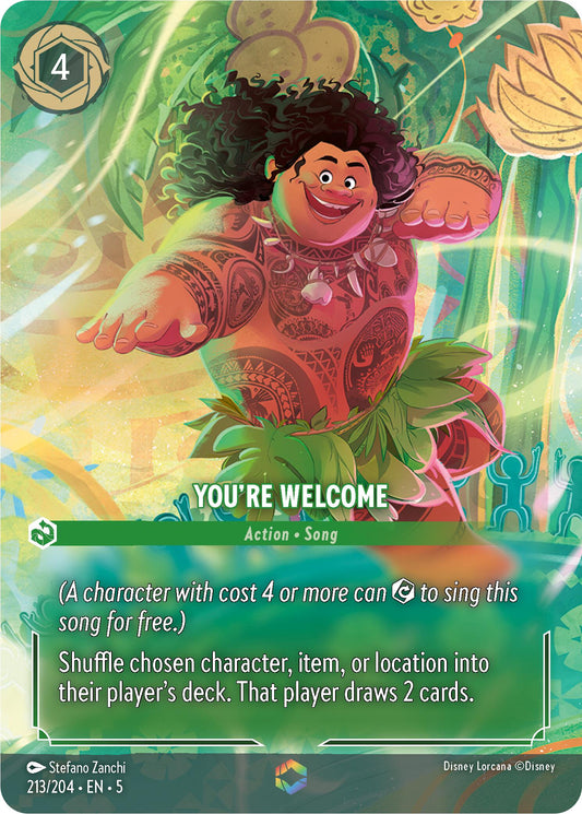 Disney Lorcana: You're Welcome (Enchanted) card image