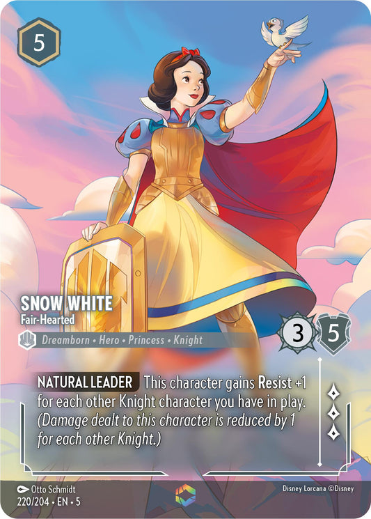 Disney Lorcana: Snow White - Fair-Hearted (Enchanted) card image