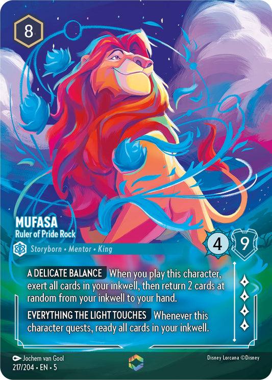 Disney Lorcana: Mufasa - Ruler of Pride Rock (Enchanted) card image