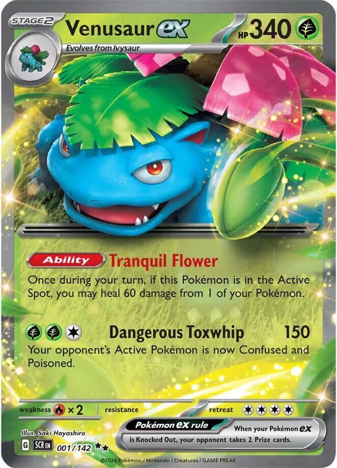 Pokemon: Venusaur ex card image