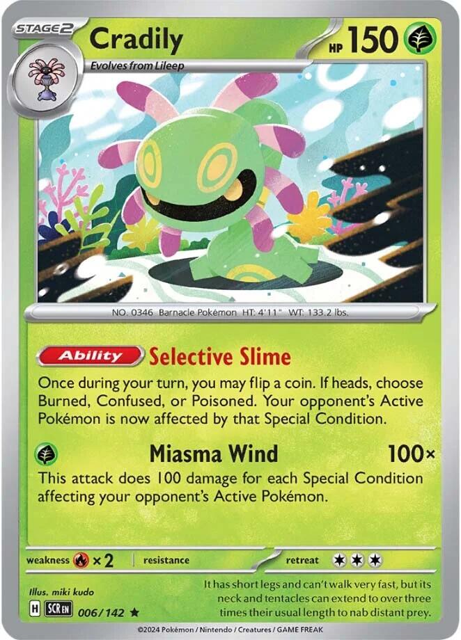 Pokemon: Cradily card image