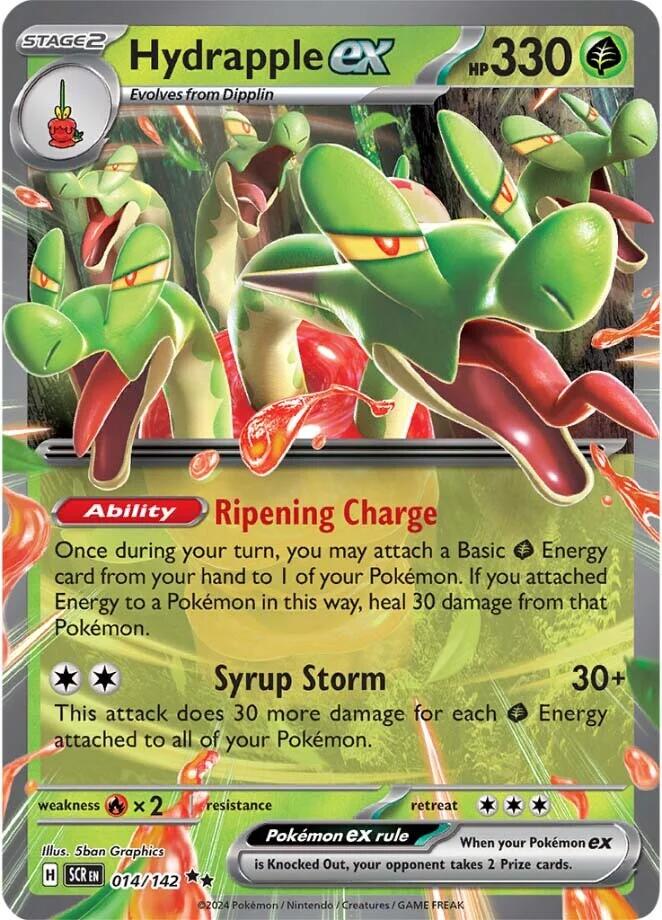 Pokemon: Hydrapple ex - 014/142 card image