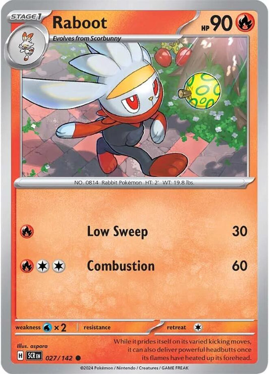 Pokemon: Raboot - 027/142 card image