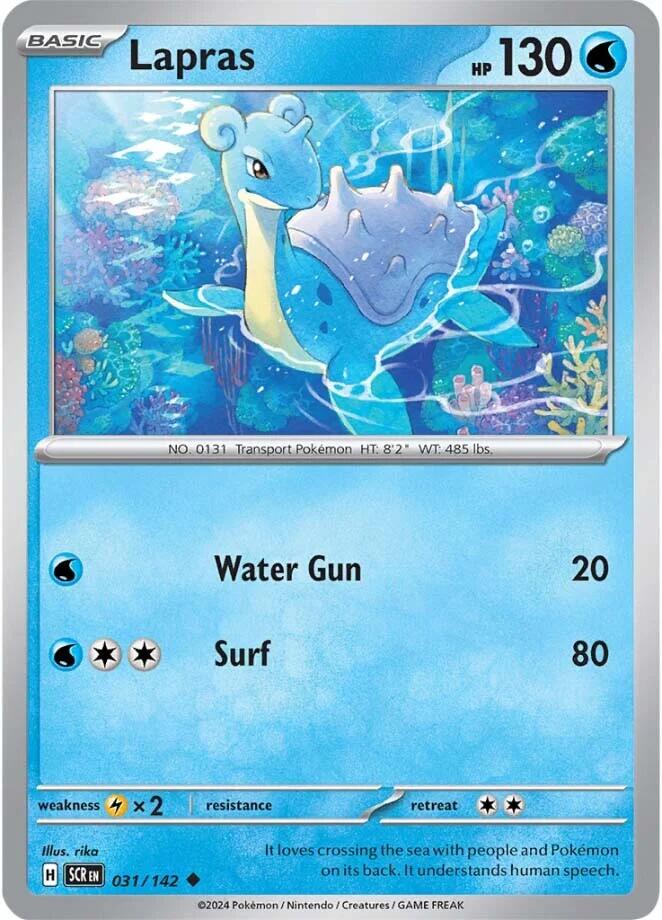 Pokemon: Lapras card image