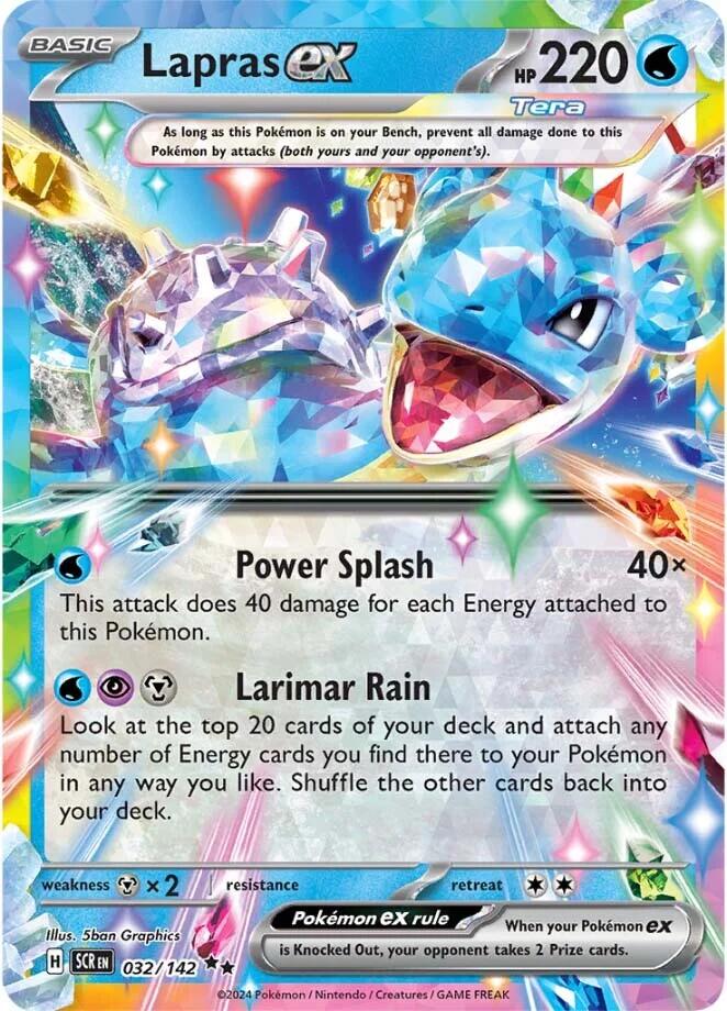 Pokemon: Lapras ex - 032/142 card image