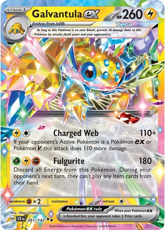 Pokemon: Galvantula ex - 051/142 card image