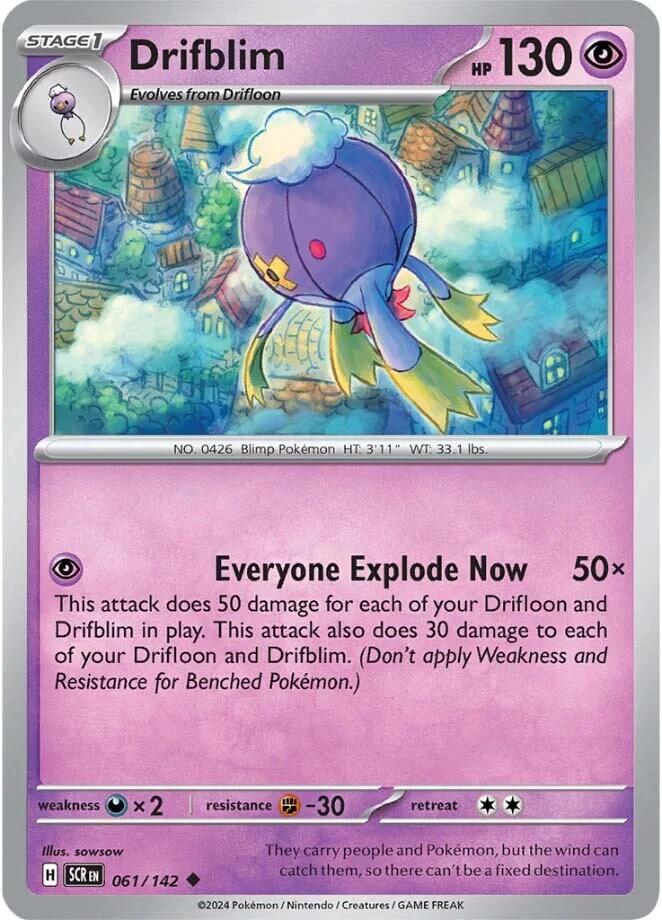 Pokemon: Drifblim card image