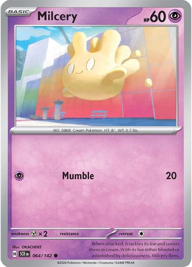 Pokemon: Milcery - 064/142 card image