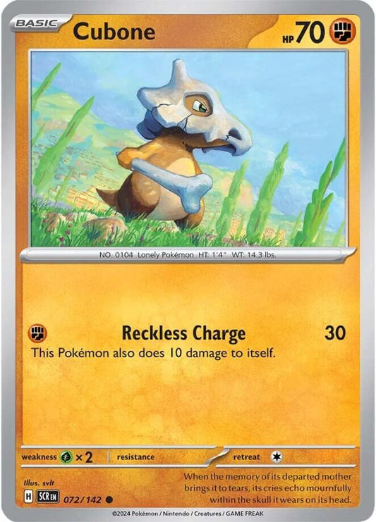 Pokemon: Cubone card image