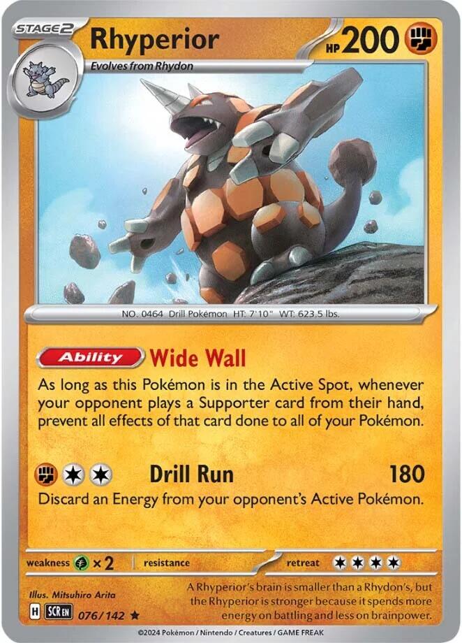 Pokemon: Rhyperior card image