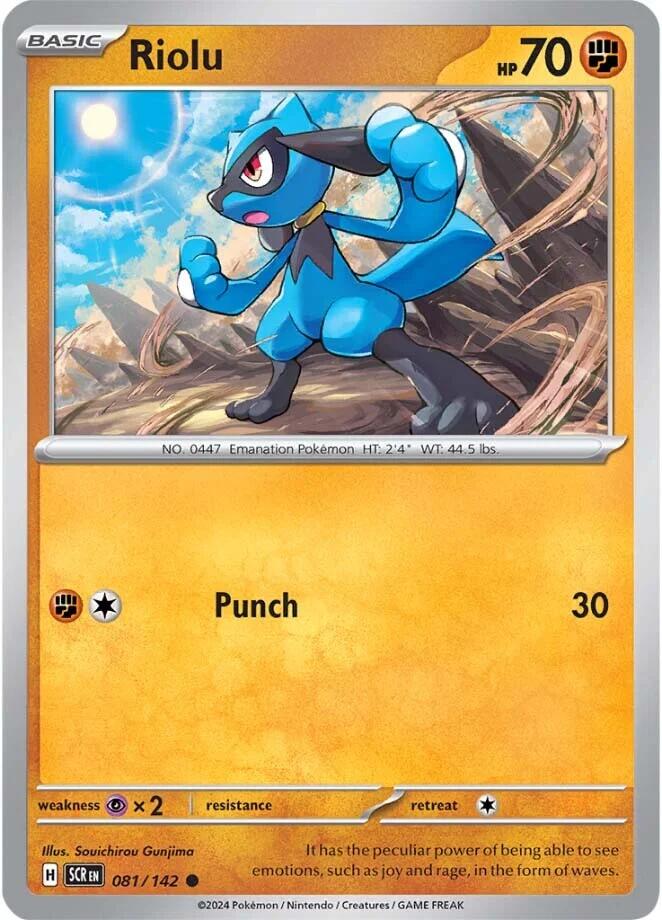 Pokemon: Riolu card image