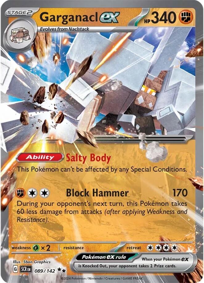 Pokemon: Garganacl ex card image