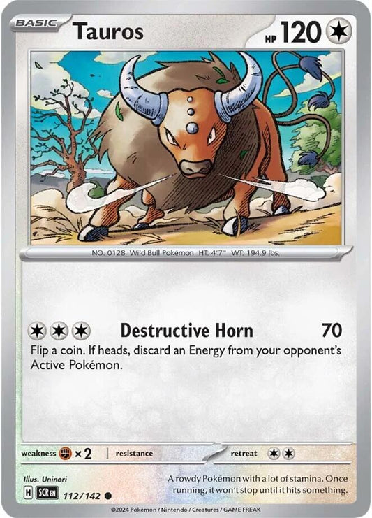 Pokemon: Tauros card image