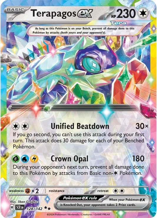 Pokemon: Terapagos ex - 128/142 card image