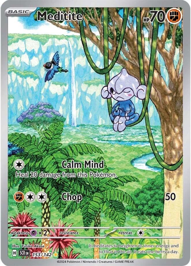 Pokemon: Meditite - 153/142 card image