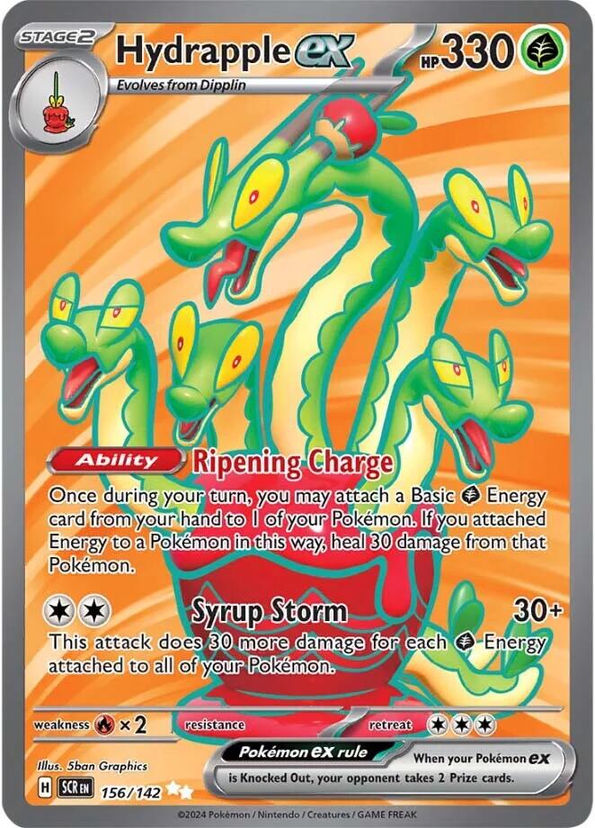 Pokemon: Hydrapple ex - 156/142 card image