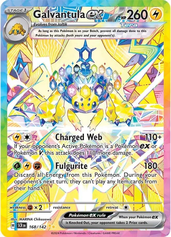 Pokemon: Galvantula ex - 168/142 card image